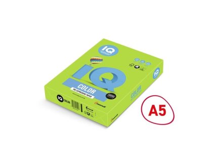 Barevný papír IQ Color A5-MA42,májově zelená,120 g/m2,250l.