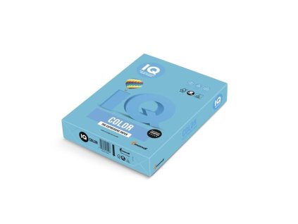 Barevný papír IQ Color A4-AB48,azurově modrá,160g/m2,250l.