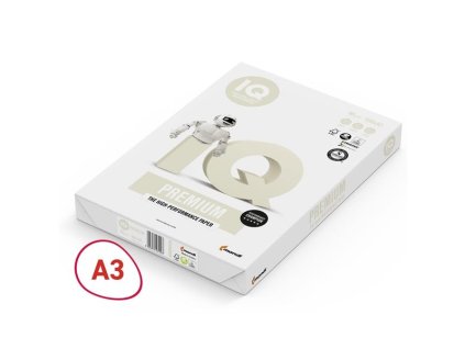 Papír IQ Premium, A3, 80g/m2, 500 listů