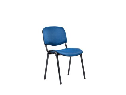 Konferenční židle ISO N modrá, kostra černá