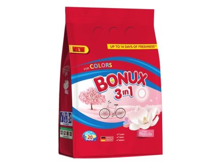 Prací prášek Bonux Color - 1,5 kg,20 pracích dávek