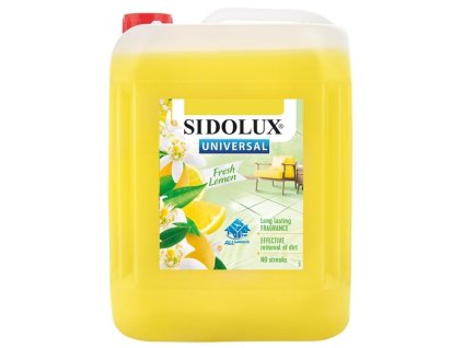 Prostředek na podlahy Sidolux, Fresh lemon, 5 l