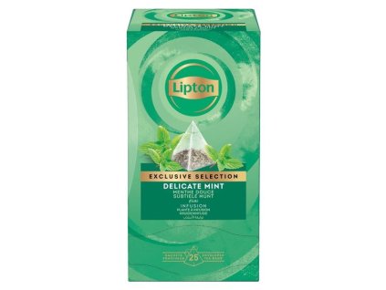Mátový čaj Lipton Delicate Mint, 25x 1,1 g