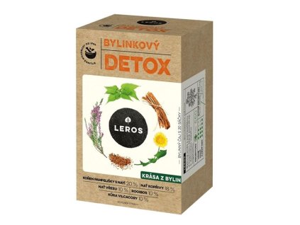 Bylinný čaj Leros Dobré bytí - Detox, 20x 1,5g