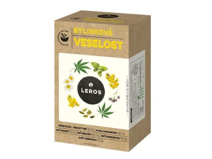 Bylinný čaj Leros - veselost, 20x 1,8 g