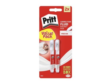 Korekční pero Pritt Pocket Pen 8 ml, 2ks v blistru