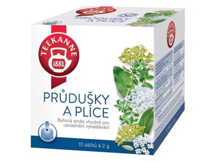 Bylinný čaj Teekanne průdušky a plíce, 10x 2 g