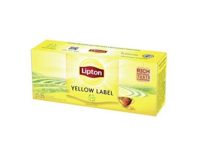 Černý čaj Lipton Yellow Label, 25x 2 g