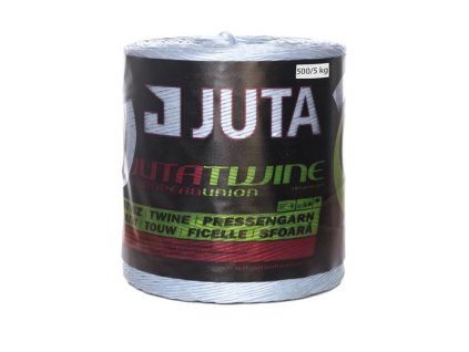 Motouz umělý Juta 20000 dtex-bílý, 5 kg,náv.2500 m