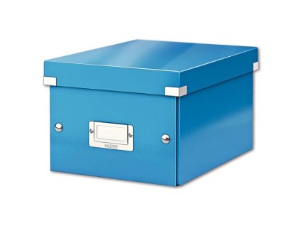 Krabice CLICK-N-STORE Leitz WOW A5, modrá
