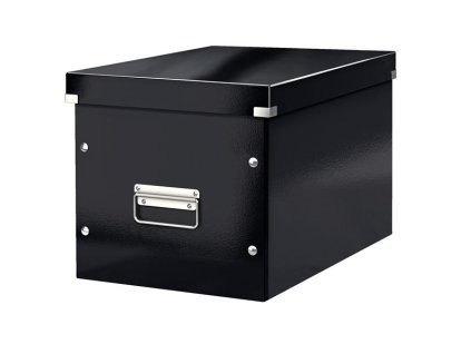 Krabice CLICK-N-STORE čtvercová A4,Leitz WOW, černá