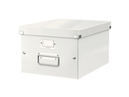 Krabice CLICK-N-STORE Leitz WOW A4, bílá