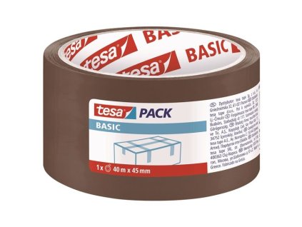 Balicí páska Tesa Standard, hnědá,45 mm x 40m,1 ks
