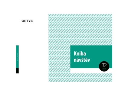 Kniha návštěv, A4, na šířku, 32 listů