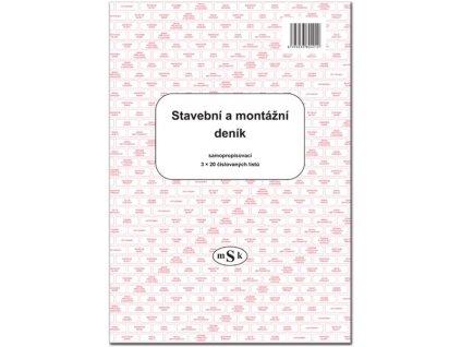 Stavební a montážní deník