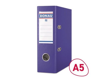 Pákový pořadač  Donau A5 - hřbet 7 cm, tmavě modrý
