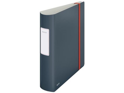 Pákový pořadač  Leitz Cosy 180°,A4,plast,8,2 cm,šedý
