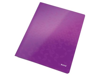 Papírový rychlovazač Leitz WOW, A4, purpurový