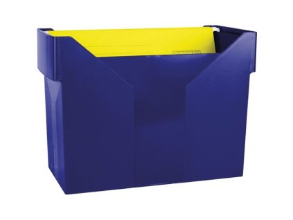 Box na záv. desky Donau vč.5 desek - plast., modrý