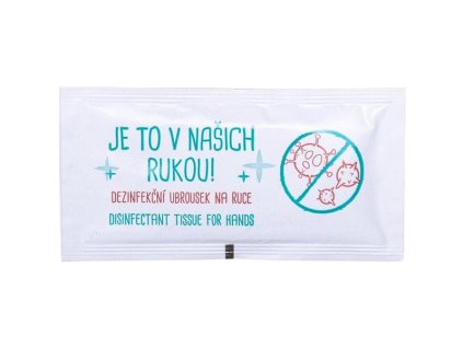 Dezinfekční vlhčené ubrousky- jednot. balené,400ks