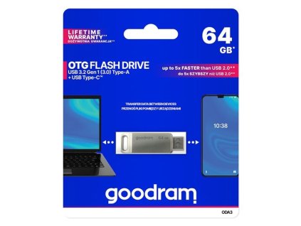 Flash disk GOODRAM typ-A-C™ USB 3.2 64 GB