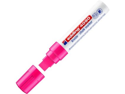 Křídový popisovač na sklo Edding 4090, neon růžový