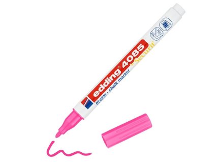 Křídový popisovač na sklo edding 4085,neon růžový
