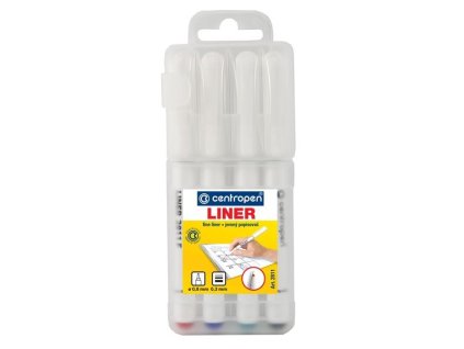Liner Centropen 2811, sada 4 barev