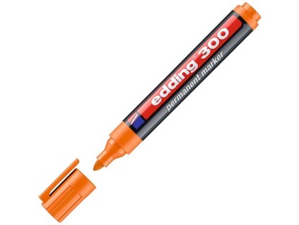 Permanentní popisovač Edding 300, oranžový