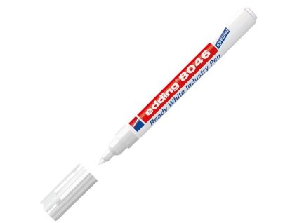Permanentní průmyslový popisovač edding 8046, bílý