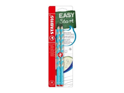 Grafitová tužka STABILO EASYgraph,HB,P, 2ks, modrá