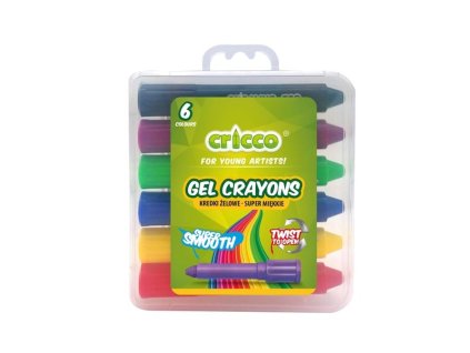 Voskovky gelové Cricco, 6 ks