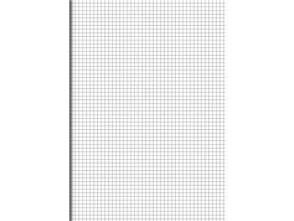 Papír,samostatné listy A3 čtverečkované, 200 listů