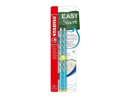 Grafitová tužka STABILO EASYgraph,HB,L, 2ks, modrá