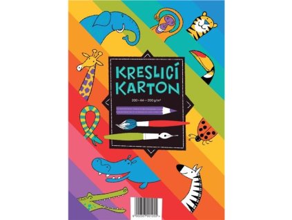 Kreslicí karton A4, 200 g/m2, 200 listů, bílý