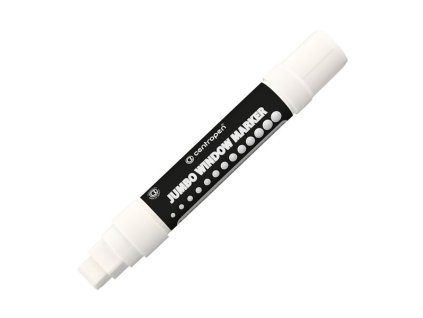 Křídový popisovač na sklo Centropen 9120 - bílý
