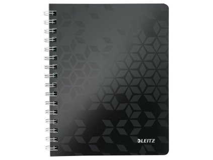 Blok Leitz WOW, A5, PP, linkovaný, černý