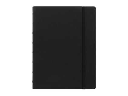 Zápisník Filofax Notebook, A5, linkovaný, černý