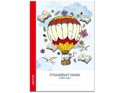Sešit č. 423 čtenářský deník A4,20 listů,linkovaný