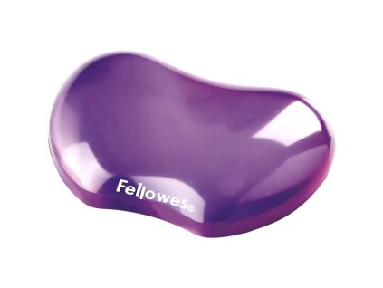 Podložka pod zápěstí Fellowes CRYSTAL gelová fialová