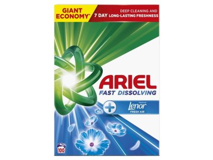 Prací prášek Ariel - Fresh Air, 100 pracích dávek