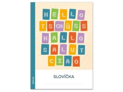 Sešit na slovíčka pro nejmenší A5, 40 listů