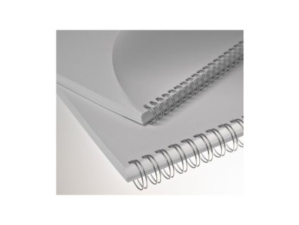 Kovové hřbety Eurosupplies (3/1") 8 mm stříbrné