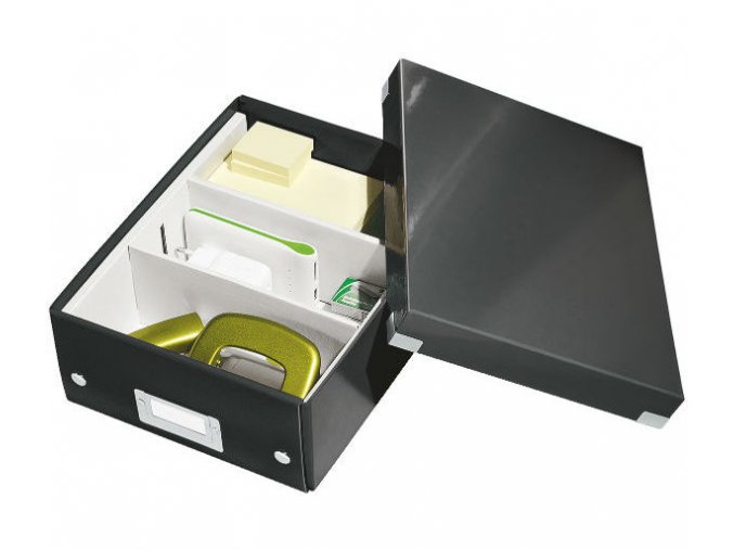 organizacni krabice click n store cerna a5 4341