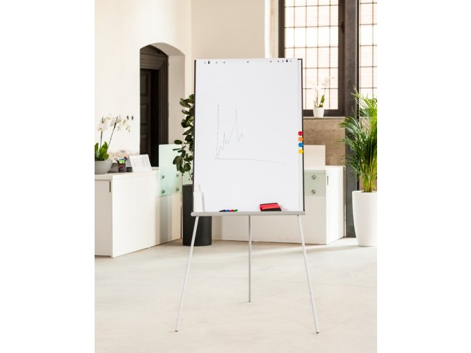 FLIPCHART AVELI STATIC WINGS  + Magnetická houba na tabule