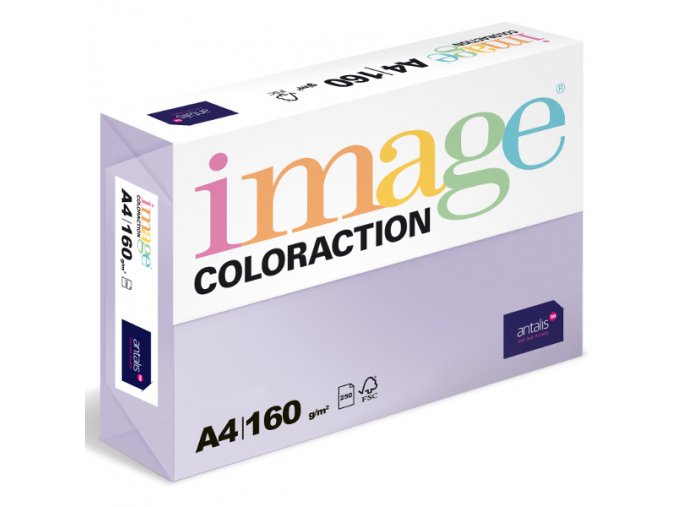 barevny papir image coloraction a4 160g pastelove fialova 250 ks 5899