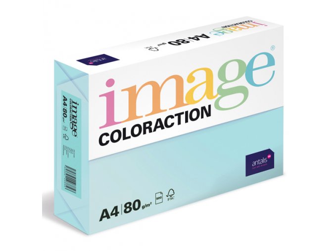 barevny papir image coloraction a4 80g intenzivni syta modra 500 ks 933