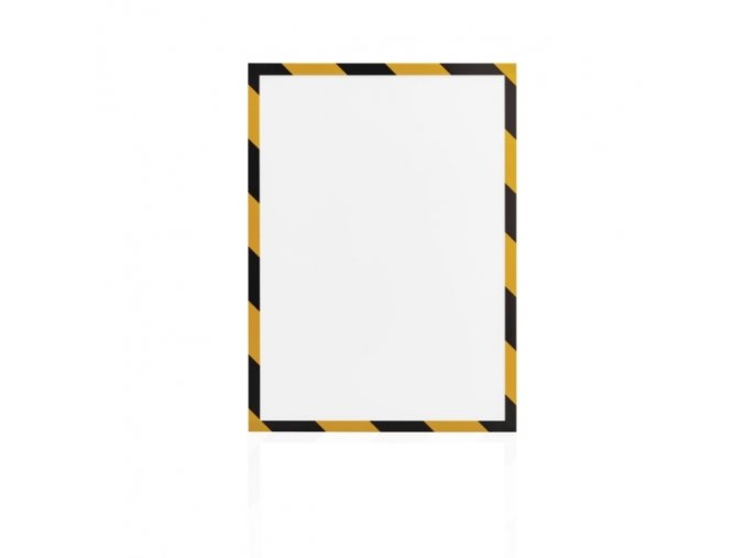 Magnetický rámeček Magnetofix A4 bezpečnostní žluto-černá, 5ks