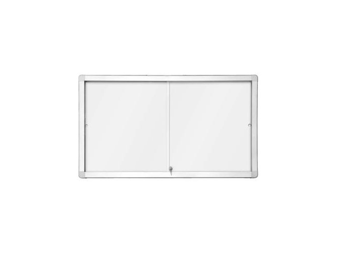 Horizontální magnetická vitrína s posuvnými dveřmi  97x70 cm (8xA4)