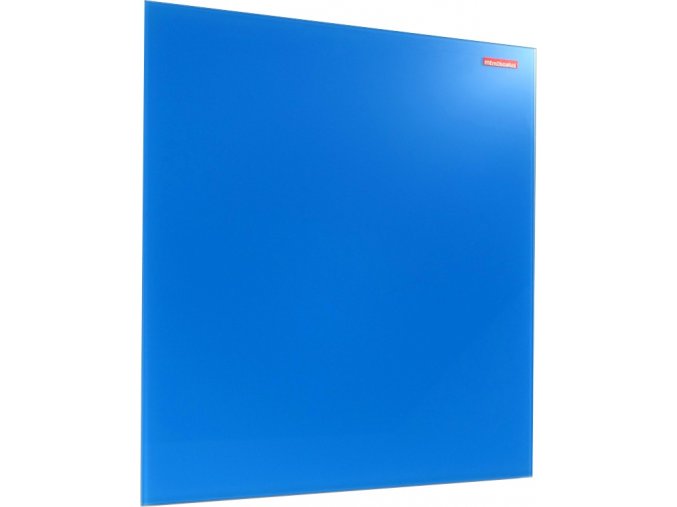 Skleněná magnetická tabule modrá 45x45cm